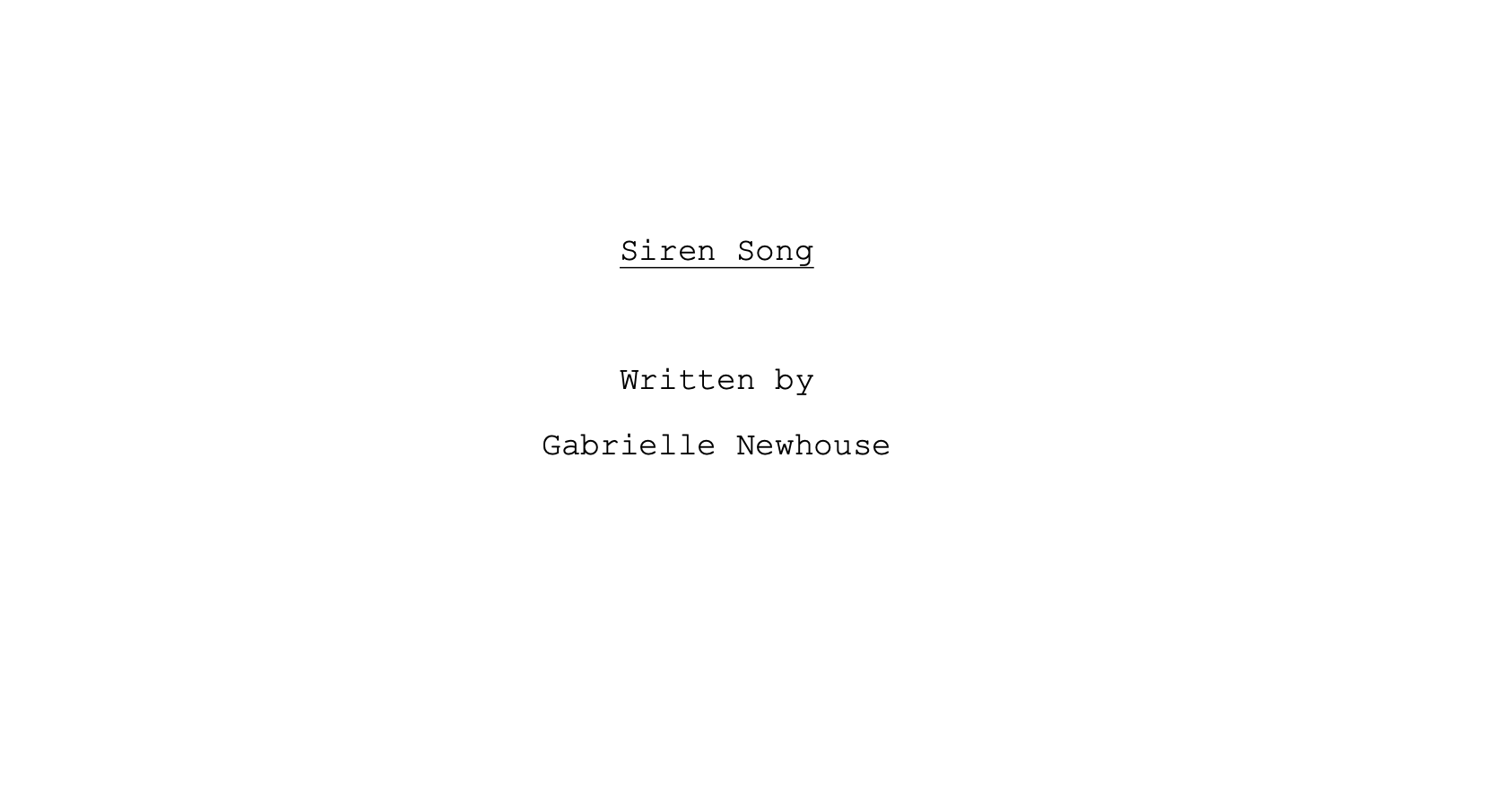 Supernatural Call Center: Siren Song
